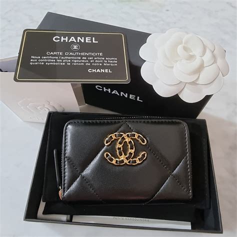 chanel 19 purse|zipped coin purse Chanel.